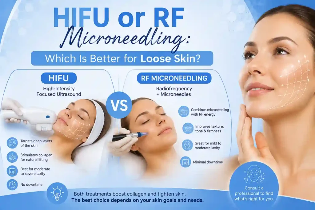Lost the Weight but Not the Loose Skin? What You Should Know 2 HIFU or RF Microneedling: Which Is Better for Loose Skin Prestwich?